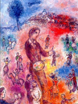  artist - Artist at a Festival contemporary Marc Chagall
